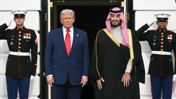 محمد بن سلمان مع ترامب