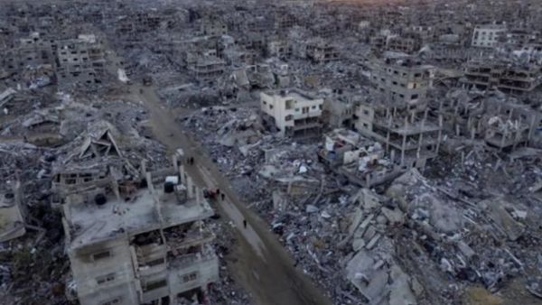 نسف مبان في رفح