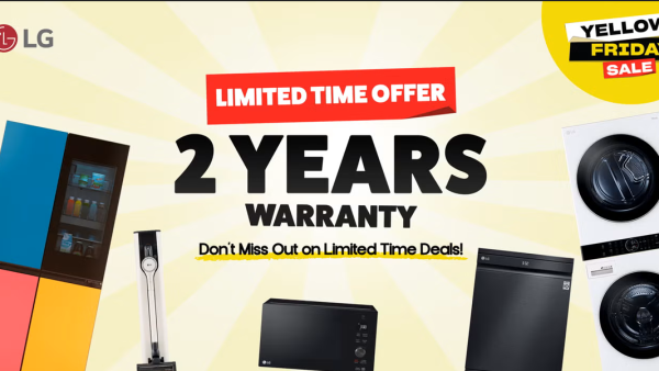Grab an LG Deal in the Final Days of Noon Yellow Friday Sales
