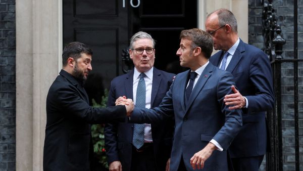 UK, France, Germany press Trump on Ukraine in high-stakes call