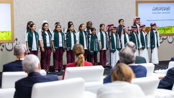 طلاب مؤسسة قطر يبرزون مكانة اللغة العربية في احتفالية دولية ضمن مؤتمر الأمم المتحدة لمكافحة الفساد