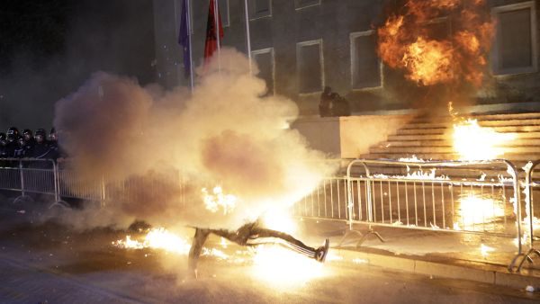 Violent protests rock Tirana as opposition demands Albanian PM Rama’s resignation