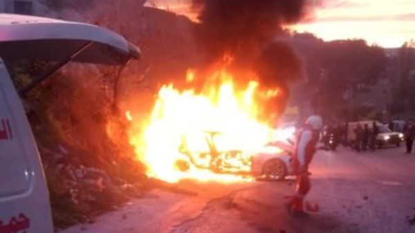 استهداف سيارة في لبنان
