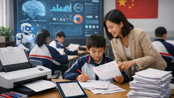 الصين:  الذكاء الاصطناعي لتصحيح الواجبات المنزلية