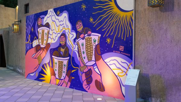 "سكه للفنون والتصميم 14".. أعمال تركيبية وجداريات تستلهم الذاكرة والهوية