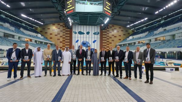 جادران الكرواتي لكرة الماء يزور مجمّع حمدان الرياضي ويلتقي أمين عام مجلس دبي الرياضي