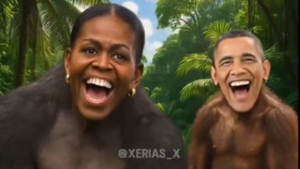 أول تعليق من ترامب على الفيديو "المسيء" لأوباما وزوجته