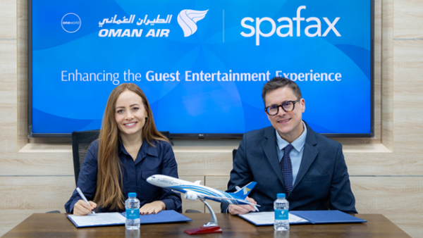 Spafax renews in-flight entertainment partnership with Oman Air in four-year agreement