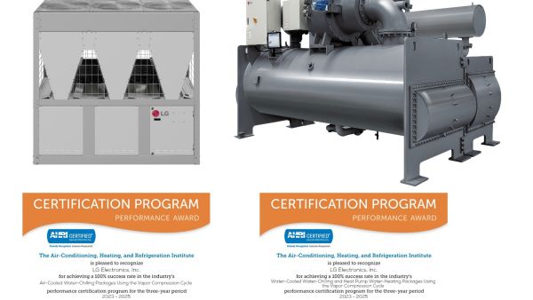 نظير تميزها عبر طيف واسع من حلول التدفئة والتهوية وتكييف الهواء إل جي إلكترونيكس تحصد جائزة معهد تكييف الهواء والتدفئة والتبريد للأداء