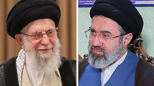 Ali Khamenei and Mojtaba Khamenei