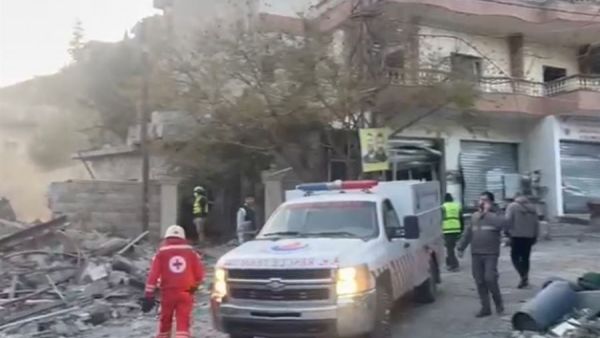 استهداف محطة وقود في لبنان