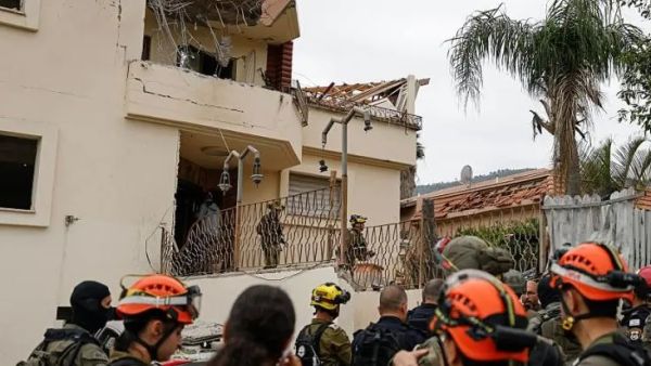 سقوط صاروخ في إسرائيل