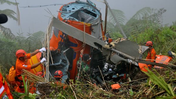 Eight killed in helicopter crash in Indonesia’s West Kalimantan