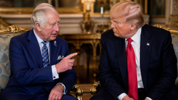  الملك تشارلز الثالث.. للرئيس الأمريكي دونالد ترامب: حديثًا غير تقليدي