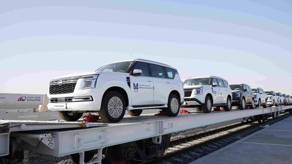 In a national milestone, Al Masaood Automobiles and Etihad Rail complete first rail shipment for automotive dealership in UAE
