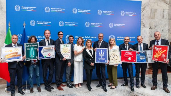 A special stamp to celebrate the centenary of the Maserati Trident