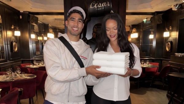 أشرف حكيمي وريهانا