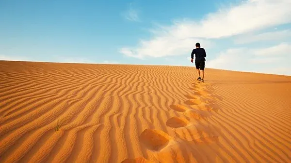تفسير حلم المشي في الصحراء