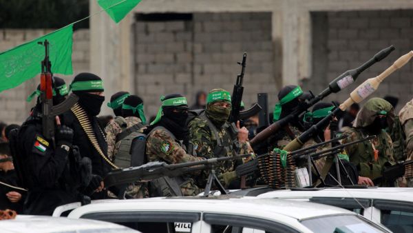 Palestinian Hamas fighters