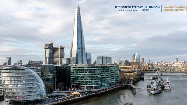 Boursa Kuwait participates in the fifth HSBC GCC Exchanges Conference and organizes its 17th Corporate Day in London