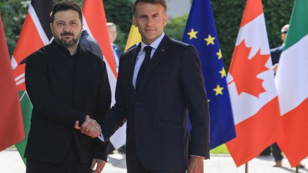 Macron and Zelenskyy