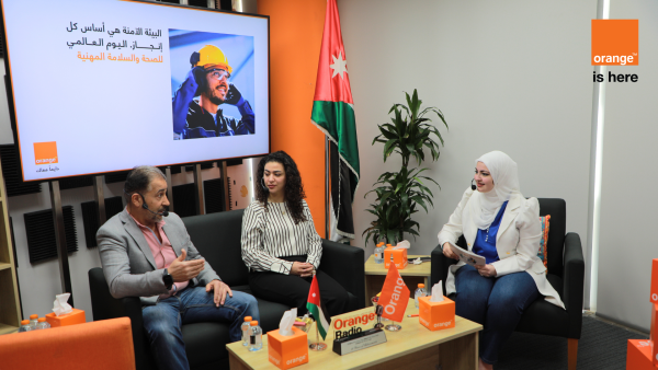 On World Day for Safety and Health at Work Orange Jordan Carries out Various Initiatives