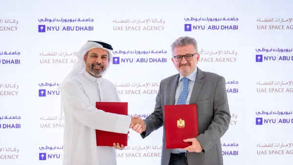 UAE Space Agency Signs Agreement With New York University Abu Dhabi to Support Research on Emirates Mars Mission