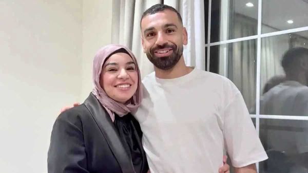 محمد صلاح وشقيقته