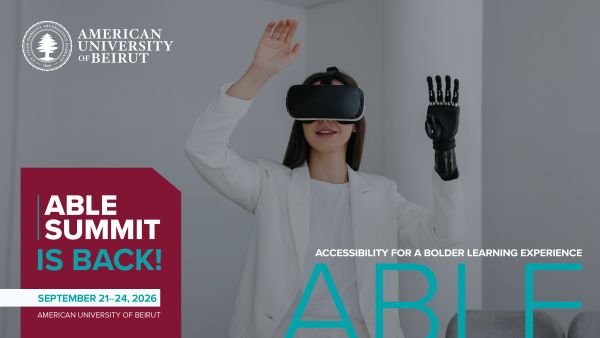 AUB Announces ABLE Summit 2026: From Awareness to Action