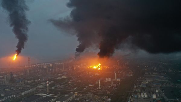 Fire in China factory