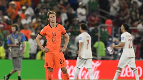 فرينكي دي يونغ نجم منتخب هولندا ولاعب برشلونة خلال منافسات كأس العالم 2026 