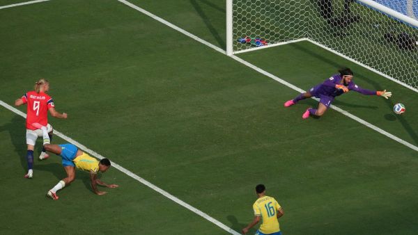 هالاند نجم النرويج يسجل هدف بلاده الأول أمام البرازيل في كأس العالم 2026