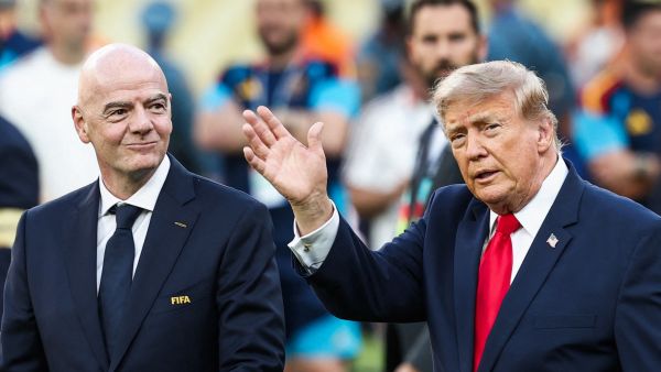 Trump with Infantino