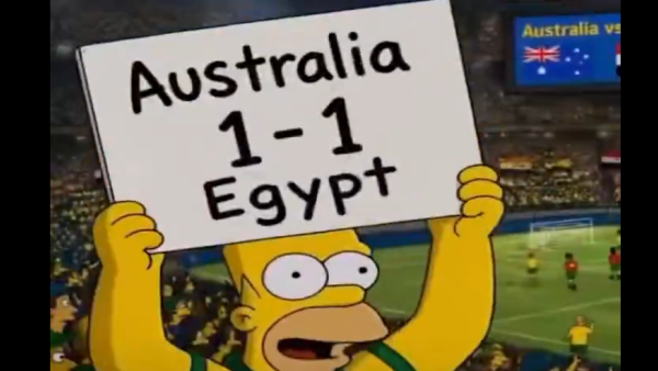 The simpsons' Egypt world cup 'Prediction' takes social media by storm