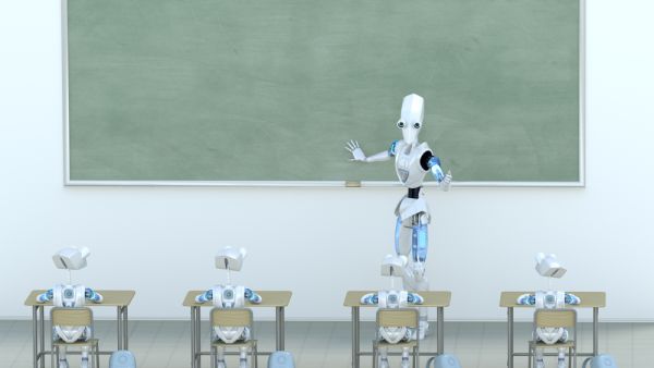 3D Rendering of Robot School