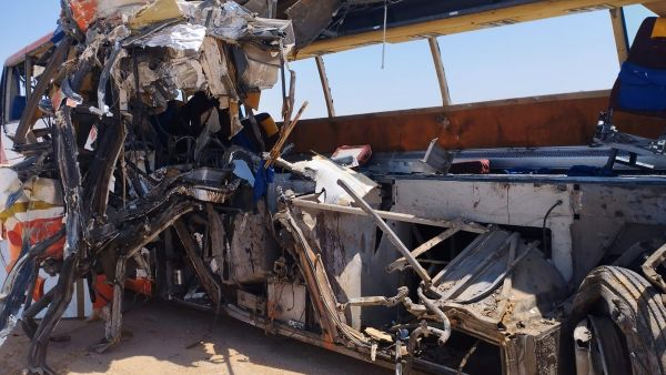 15 killed, 32 injured as workers’ pickup truck overturns in Egypt