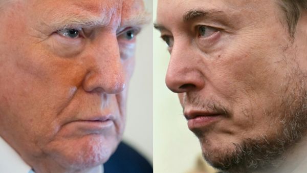 Trump and musk 