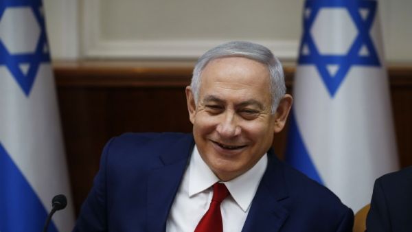 Israeli Prime Minister Benjamin Netanyahu attends the weekly cabinet meeting at the Prime Minister's office in Jerusalem on December 23, 2018. (AFP/ File)
