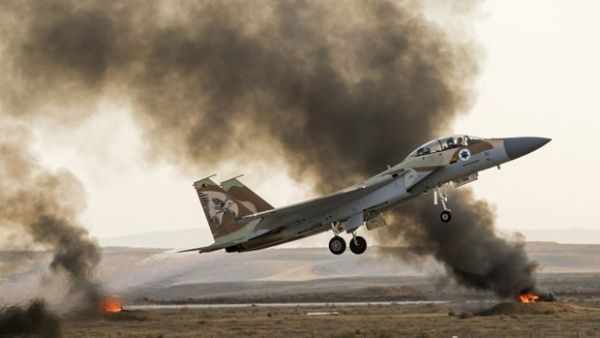 Israeli F-15 jet takes off from the Negev desert (AFP/ File Photo)
