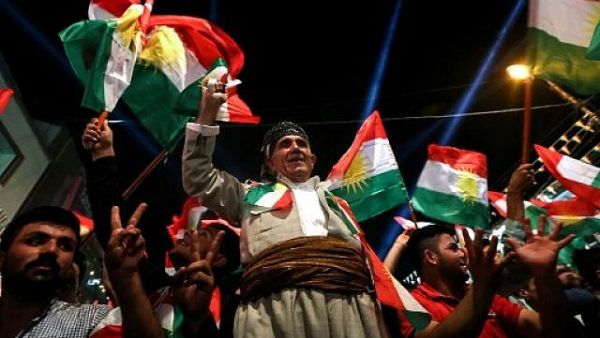 Iraqi Kurds campaign for the independence referendum (AFP/File Photo)