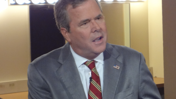 Bush's comments about the assumed beheadings of Christians in Lebanon sparked some eye-rolling and mockery from beneath the garbage. (Facebook) 