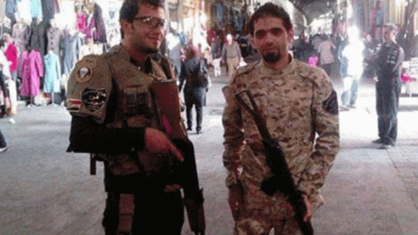 مرتزقة شيعية جندتهم ايران يتحكمون في سوق الحمدية الدمشقي مرتزقة شيعية جندتهم ايران يتحكمون في سوق الحمدية الدمشقي