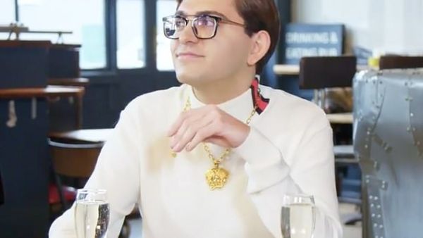Rich Kid Navid, 24 (pictured) is a fan of designer labels and celebrity meet-and-greets. (5Star)