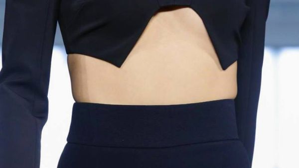 Crop tops can still be worn under your over-sized cardigans with your leather pants! (Facebook) 