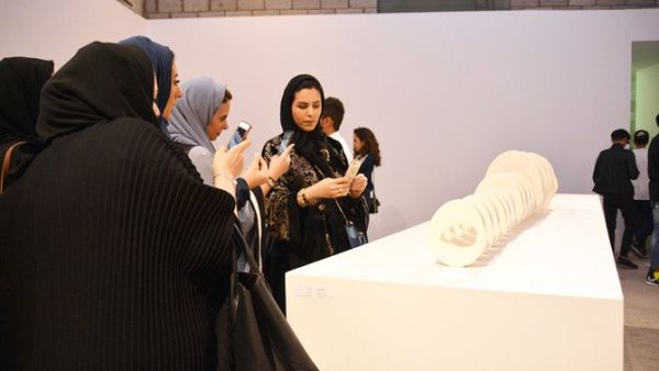 The art fair opened on Feb. 6 and will run for the next three months. (AN photo by Huda Bashatah)