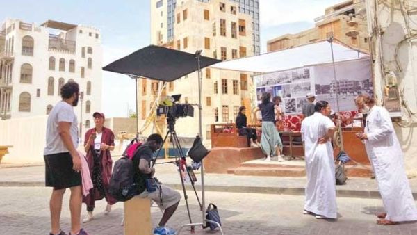 ‘Roll’em, a film by an all-Saudi crew, is being shot in Jeddah. (Photo/Supplied/ Arab News)
