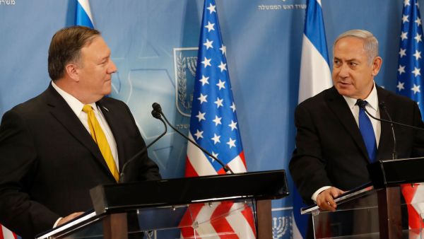 Pompeo and Netanyahu in Israel last year. (AFP/ File Photo)