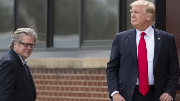 The letter was sent after Bannon was extensively quoted in an upcoming book by Michael Wolff, in which he criticized Trump's son, Donald Trump, Jr., and his son-in-law, Jared Kushner (AFP/File)