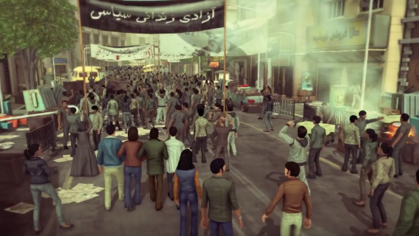 A screenshot from the video game 1979 Revolution: Black Friday.  (YouTube)