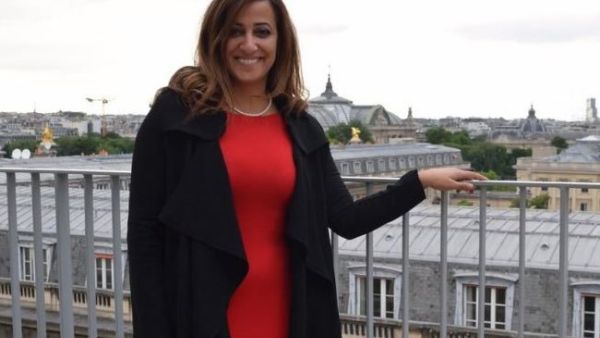 Amelia Lakrafi, head of the French National Assembly delegation (Twitter)